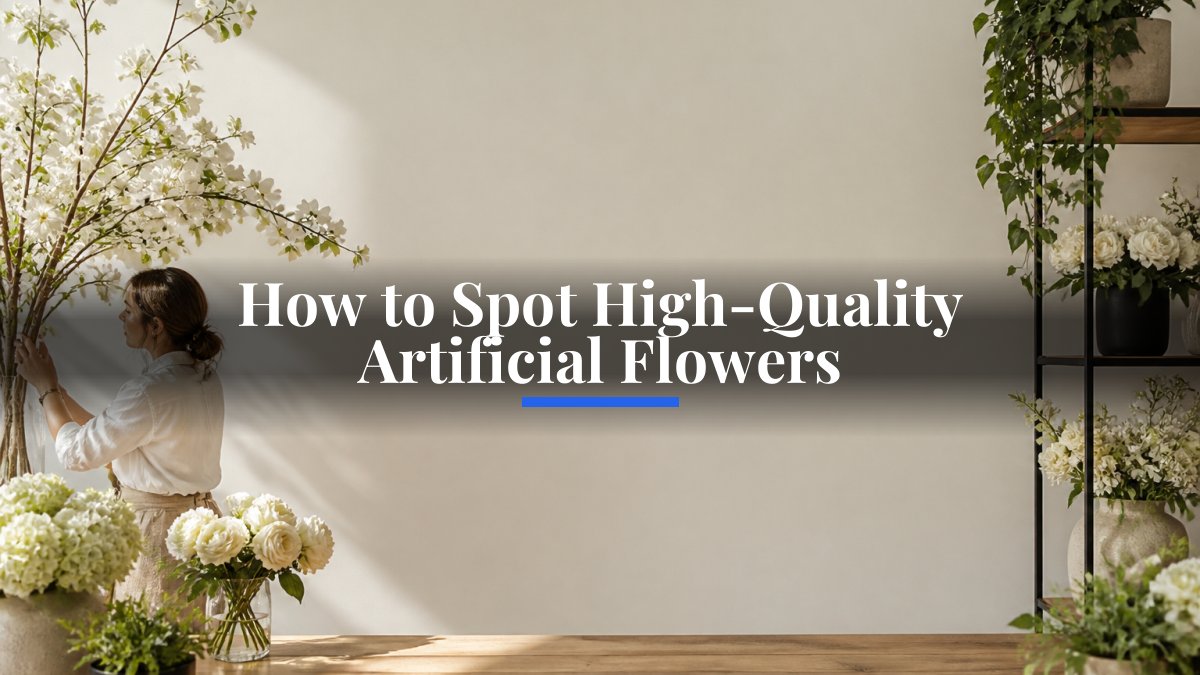 How to Spot High-Quality Artificial Flowers