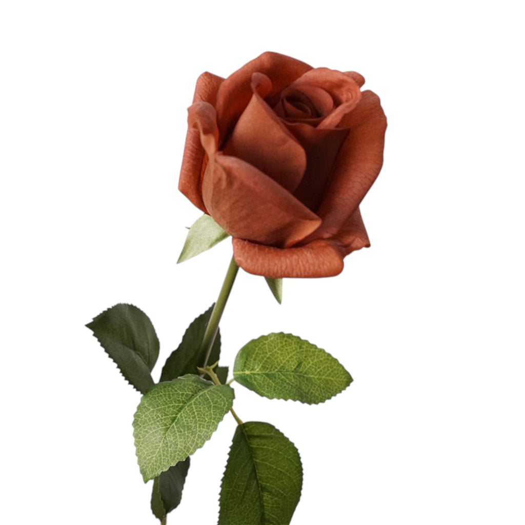 21.5" Ultra Realistic Faux Rose Stem – Moisturizing Coating