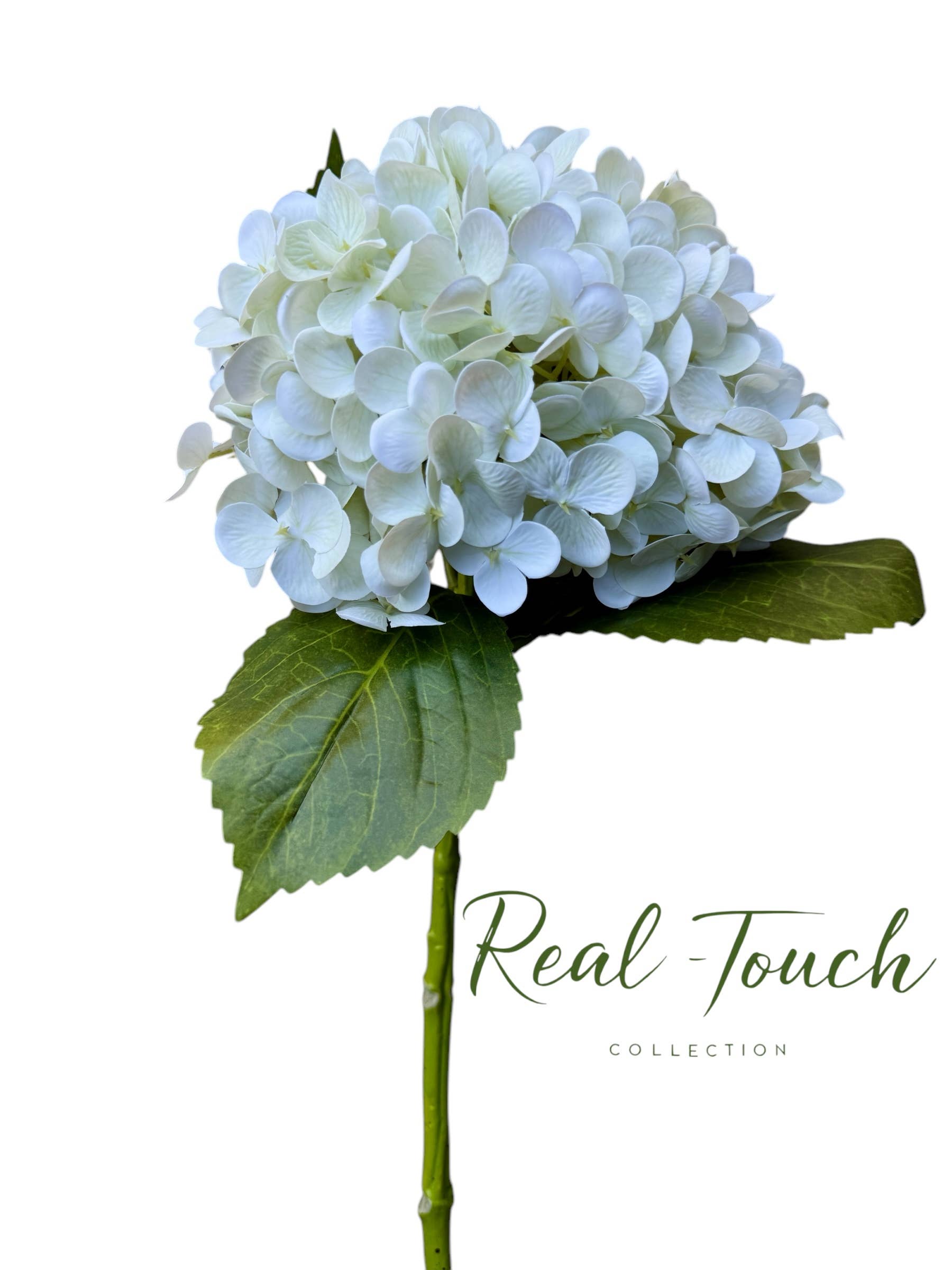 22" Large Bloom Ultra Realistic Real Touch Hydrangea