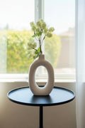 8" Circular Vase & Single Spray Stem