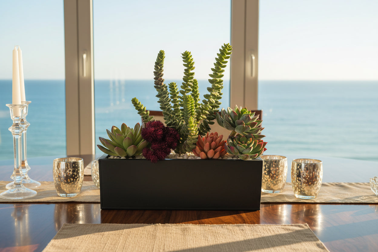 Jade Necklace Succulent Tray