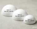 Foam Half Ball Bundle for Floral Design and Crafts, 4 Inch, 6 Inch, and 7 Inch